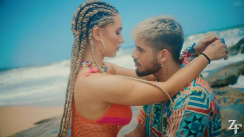 Virgínia Fonseca e Zé Felipe no clipe de Facilita Aí - Reprodução/YouTube 