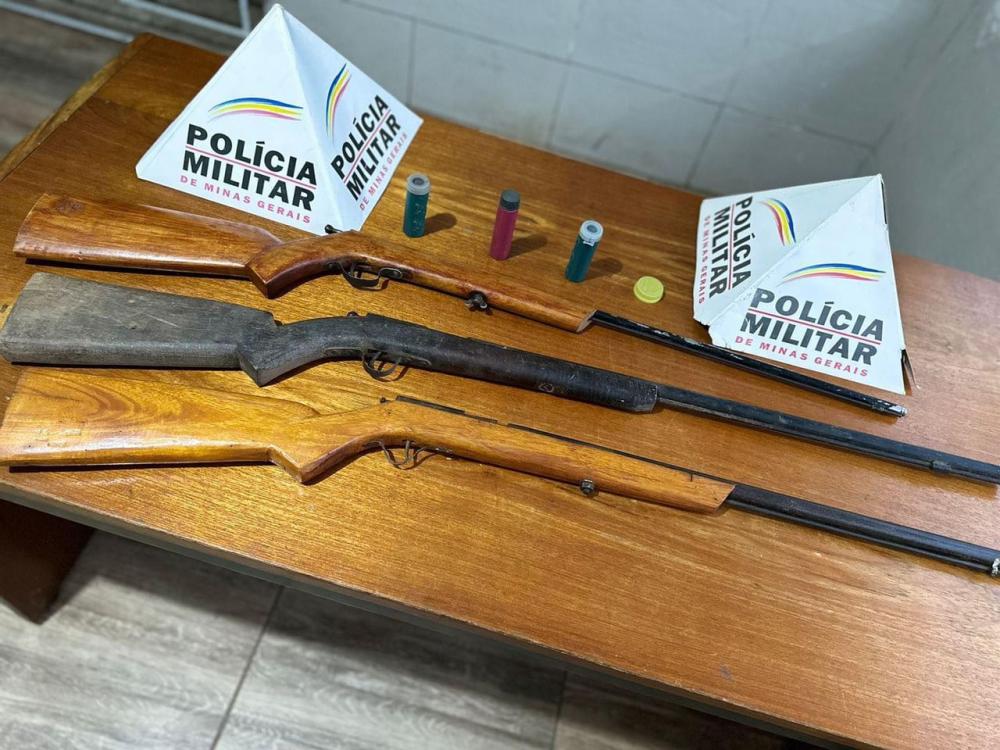 Autor e armamento foi levado para a Delegacia de Polícia Civil em Teófilo Otoni