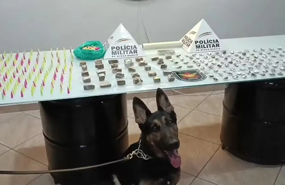 Materiais apreendidos pela PM — Foto: Polícia Militar